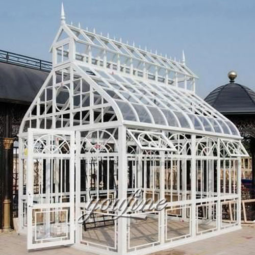 Large outdoor steel wrought iron garden white gazebo for sale