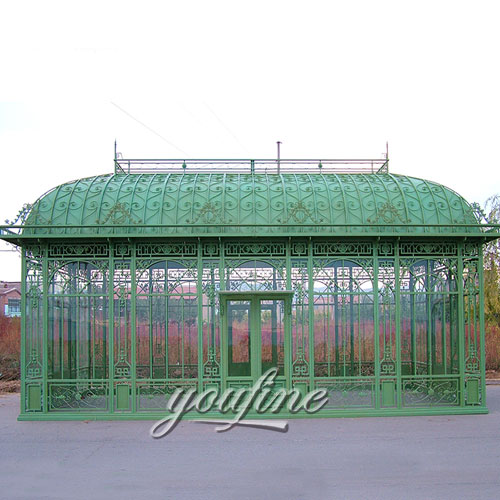 Outdoor large wrought iron screened 12x12gazebo for sale