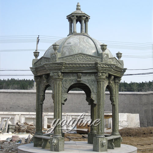Classical Antique outdoor natural stone gazebo for sale