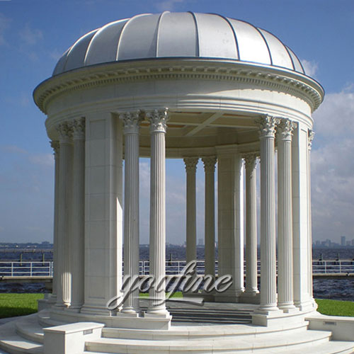 Outdoor luxury withe marble garden gazebo for wholesaling