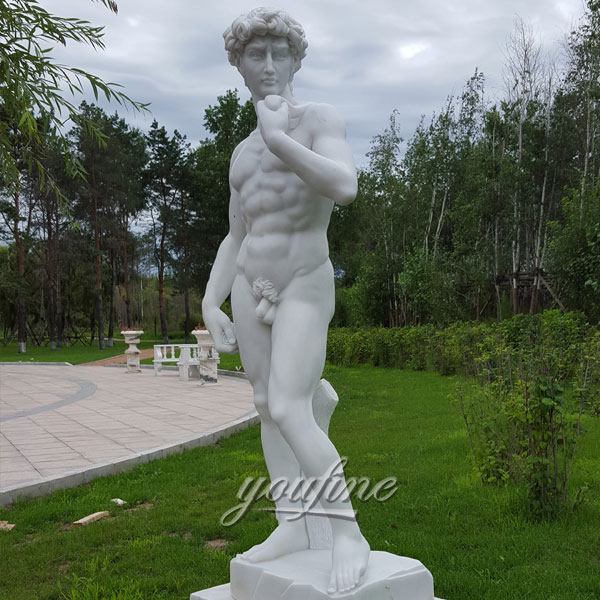 Outdoor life size David reproduction sculptures for garden decor