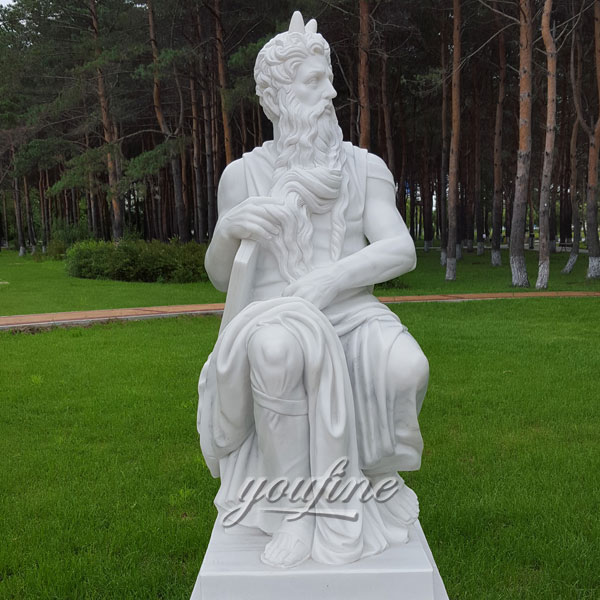 Outdoor life size marble carving garden sculptures for sale